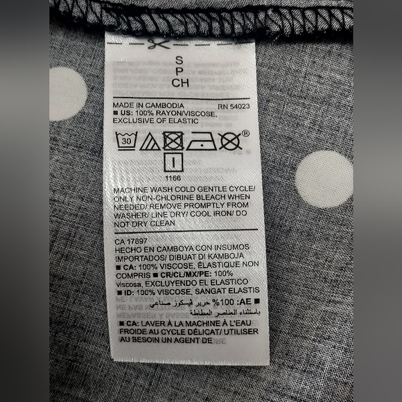 Old Navy Cami Black Polka-dot Fairy Summer Dress. Size S - Picture 13 of 13